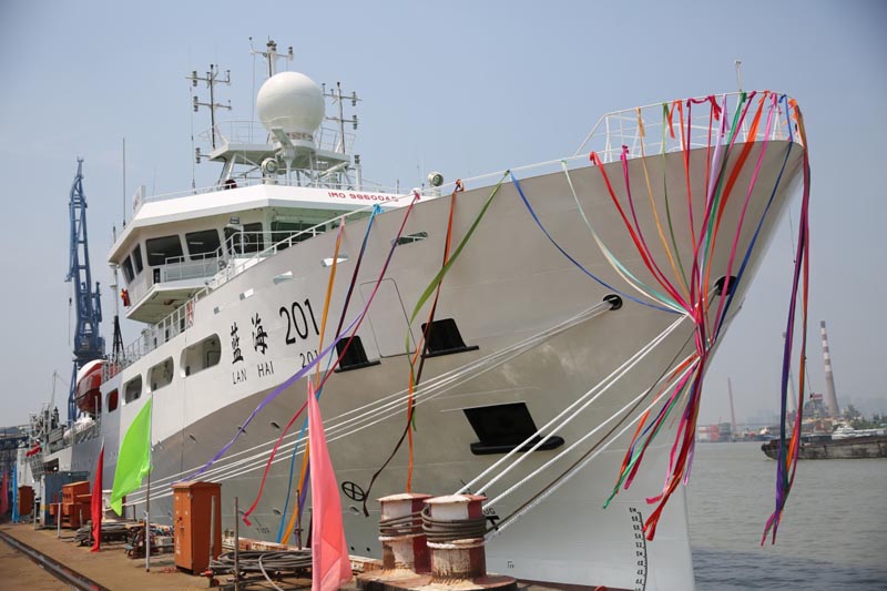 我國最大兩艘海洋漁業綜合科學調查船正式交付使用